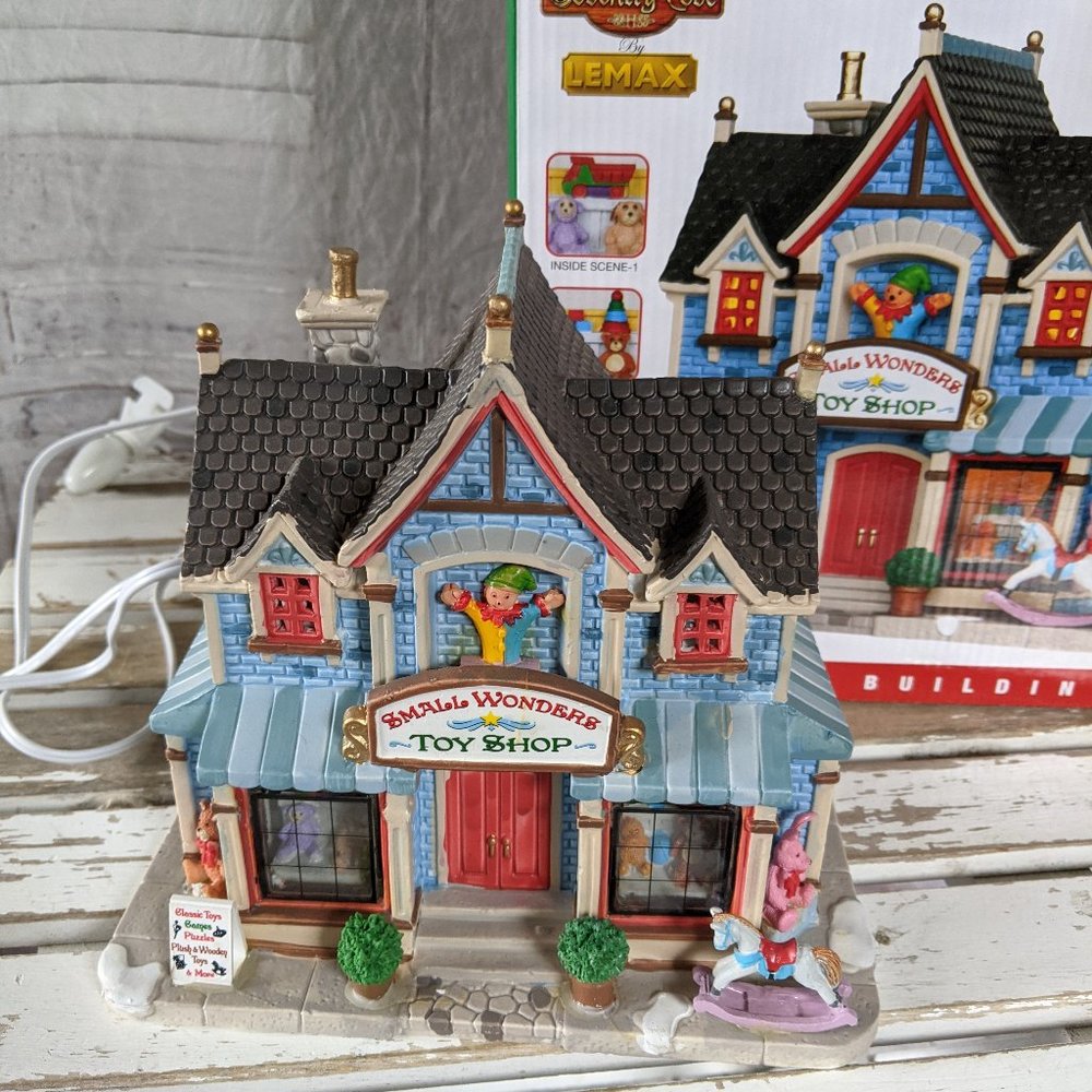 Lemax small wonders toy shop village building‎ hous